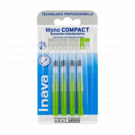 Mono compact - Brossettes interdentaires ISO6 très larges 2,2mm pack de 4