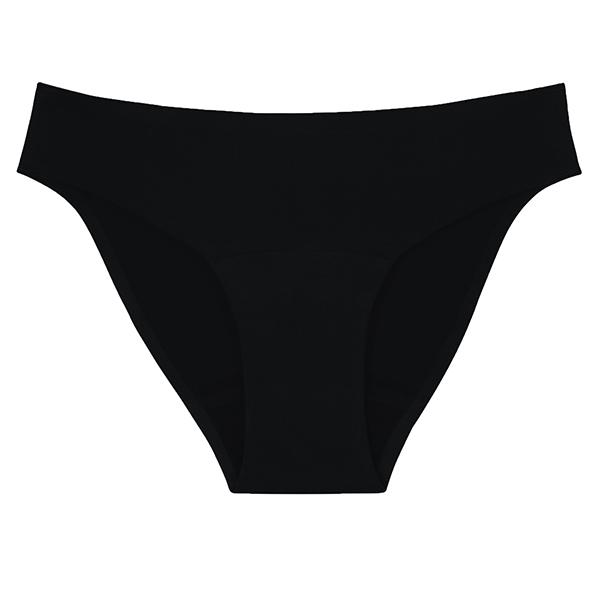Culotte Menstruelle Microfibres Flux Moyen Noir TXS
