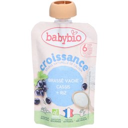 Babybio Brassé Croissance Cassis Riz