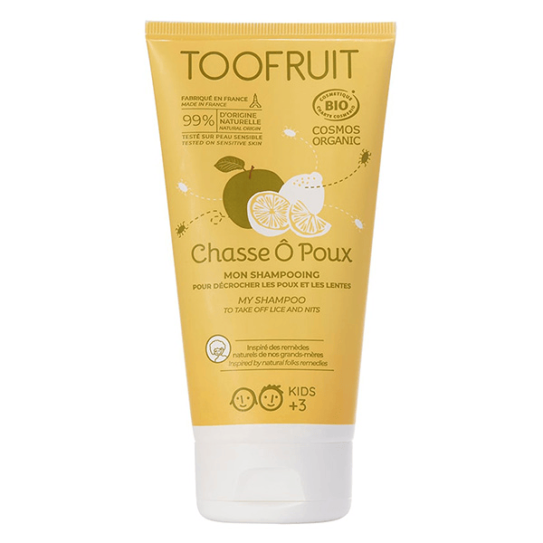 Enfant Cheveux Chasse Ô Poux Shampoing Pomme Citron Bio 150ml