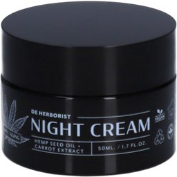 Crème de Nuit Huile de Graines de Chanvre & Carotte