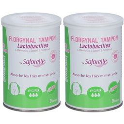 Saforelle® Florgynal® Tampon Probiotique avec applicateur Super