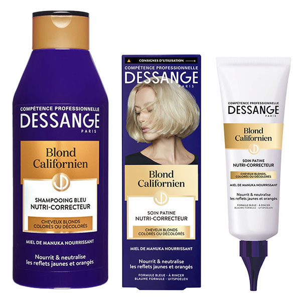 Dessange Blond Californien Routine Protectrice pour Cheveux Blonds Colorés