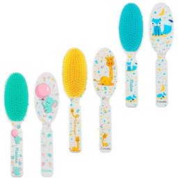 Brosse à Bébé Ovale Petite à Pointes +9M 1ut