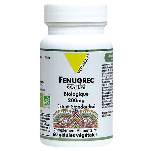 Fenugrec 200mg Bio 60 gélules végétales