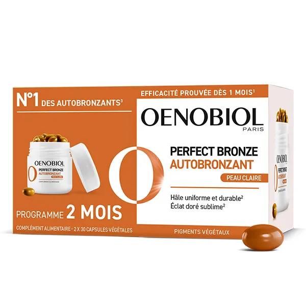 Perfect Bronze Autobronzant Peau Claire Lot de 2 x 30 gélules