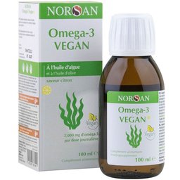 Omega-3 Vegan Huile d'algue Citron