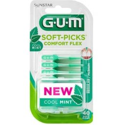 Gomme à mâcher Soft Picks Comfort Flex Reg Mint 40U
