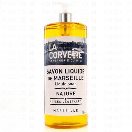 LA CORVETTE Savon liquide de Marseille nature 1l