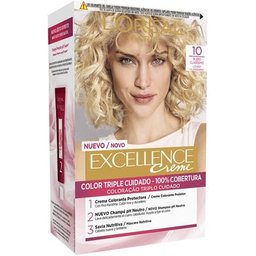 Set Excellence Creme Hair Color 10 Very Light Blonde