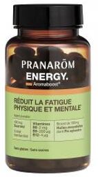 Pranarôm Aromaboost Energy Fatigue Physique et Mentale 60 Capsules - Pot 60 capsules