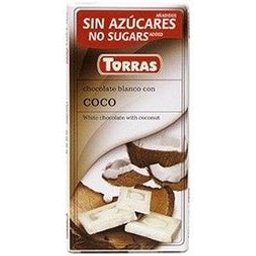 Chocolate Blanco con Coco 75g