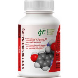 Triptófano 5Htp + B6 + Biotina + Mg 60caps