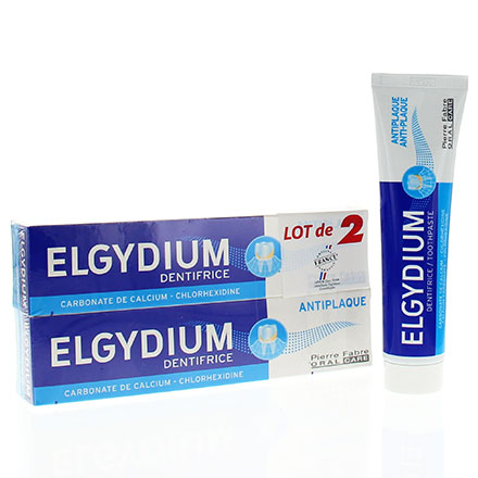 Dentifrice antiplaque lot 2 x tube 75ml