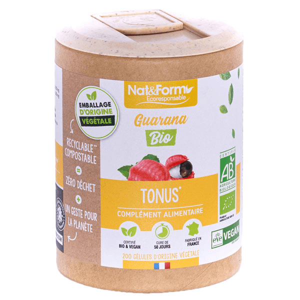 Écoresponsable Guarana Bio 200 gélules