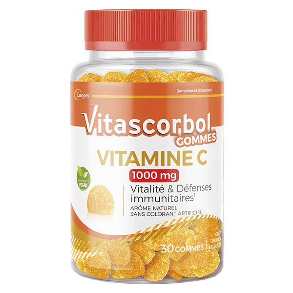 Gommes Vitamine C 1000mg 30 gommes