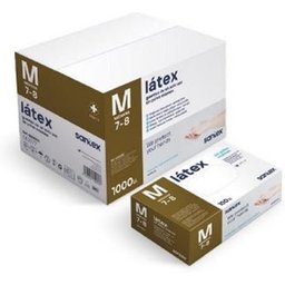 Gants Latex Sans Poudre Taille M 100uts