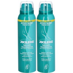 Akileïne spray poudre assechant très forte transpiration