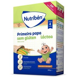 Nutriben Primeira Papa Sem Gluten Lactea +4M 250g