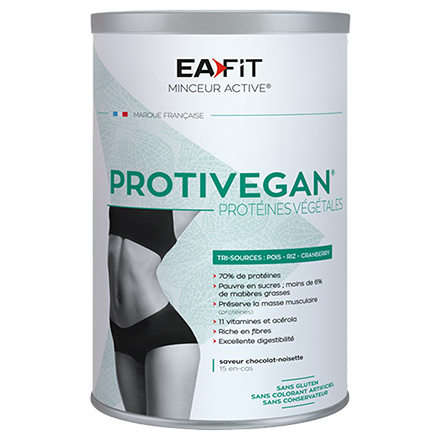 Protivegan protéines végétales vanille caramel 450g