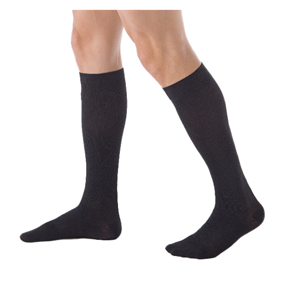 Sigvaris Fin Homme Chaussettes Classe 2 Long Taille S- Noir