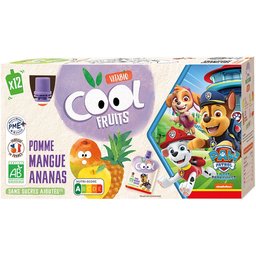 Cool Fruits LA Pat' Patrouille Pomme Mangue Ananas +3 ans 12x90g