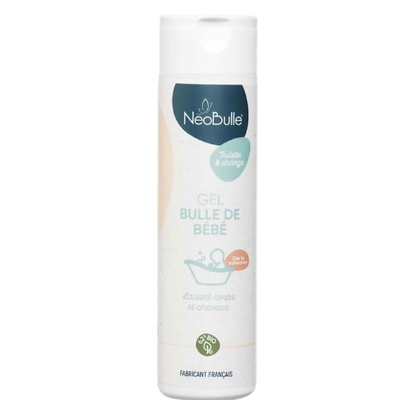 Toilette et Change Gel Lavant Bulle de Bébé Bio 200ml