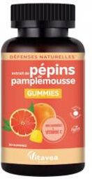 Extrait de Pépins de Pamplemousse Gummies - Défenses Naturelles - Vitamine c - 30 Gummies - Pot 30 gommes