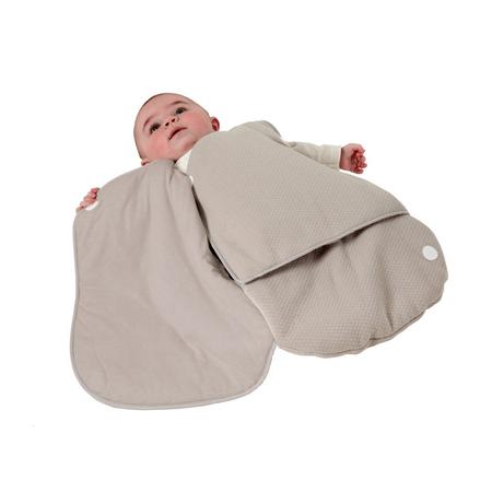 Douillette Cache Cœur Ouatinée Taupe 55cm