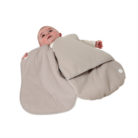 Douillette Cache Cœur Ouatinée Taupe 55cm