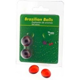 Taloka Brazilian Balls Intimate Gel Strawberry & Cherry 2uds
