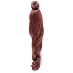 Curly Ponytail 33 Marron Clair Cuivré 50cm 1ut
