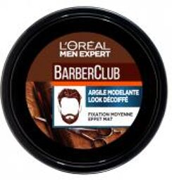 Men Expert Barber Club Argile Modelante Fixation Moyenne 75 ml - Pot 75 ml