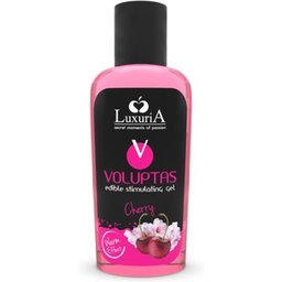Voluptas Gel de Massage Comestible Effet Réchauffant Cerise 100ml