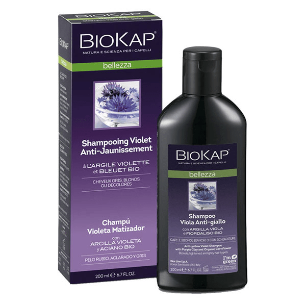 Bellezza Shampoing violet anti-jaunissement 200ml