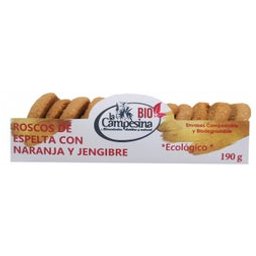 Bio Rosco Navidad Vegano Naranja Jengibre 190g