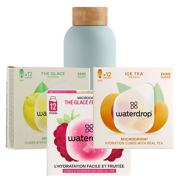 Pack Découverte Thé Glacé + Bouteille Inox