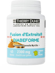 Fusion d'Extraits® Diabeforme 2300 mg : Conditionnement - 180 gélules