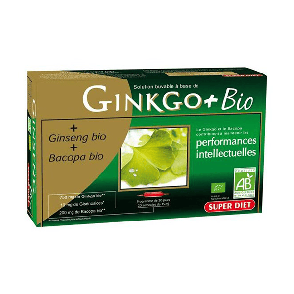 Ginkgo Boost Rhodiole Guarana 20 ampoules