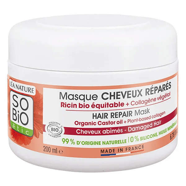 Masque cheveux réparés bio 200ml