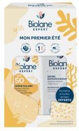Expert Crème Solaire Adaptée aux Bébés SPF50 200 ml + Brume Rafraîchissante 150 ml - Coffret 2 produits + 1 pochette