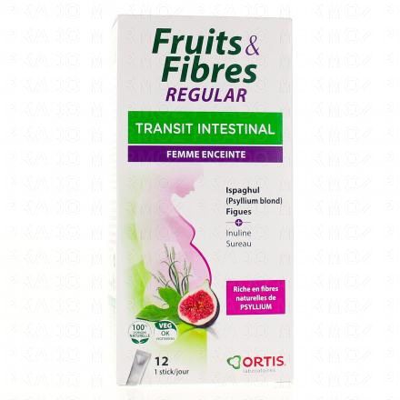 Fruits & Fibres regular transit intestinal femme enceinte 12 sticks