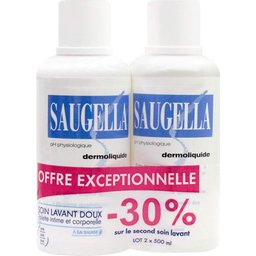 Dermoliquide Solution Lavante 500ml Lot De 2