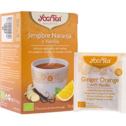Yogi Thé orange gingembre et vanille 17 sachets