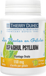 Ispaghul Psyllium 550 mg : Conditionnement - 180 gélules