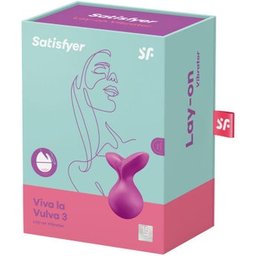 Viva La Vulva 3 Vibrateur Lay-On Violet 1ut