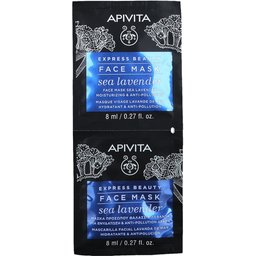 Express Beauty Masque Visage Hydratant & Anti-Pollution avec Lavande de mer