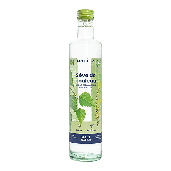 Sève de Bouleau Fraîche et Biologique Détox et Draineur 500ml