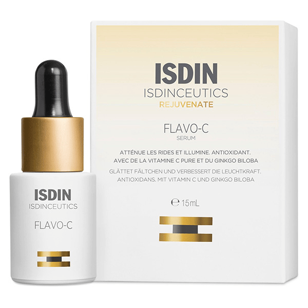 Isdinceutics Flavo-C Sérum Visage Antioxydant à la Vitamine C Pure 15ml