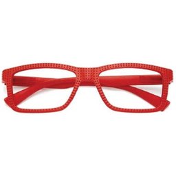Twins Optical Gold Style Lunettes Rouge +1.00 1ut